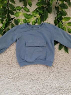 Baby Boy Cat & Jack Blue Sweater (9-12 Months)